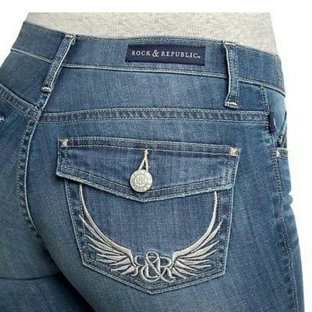 Rock and Republic Cropped Jeans - Picture 3 of 7